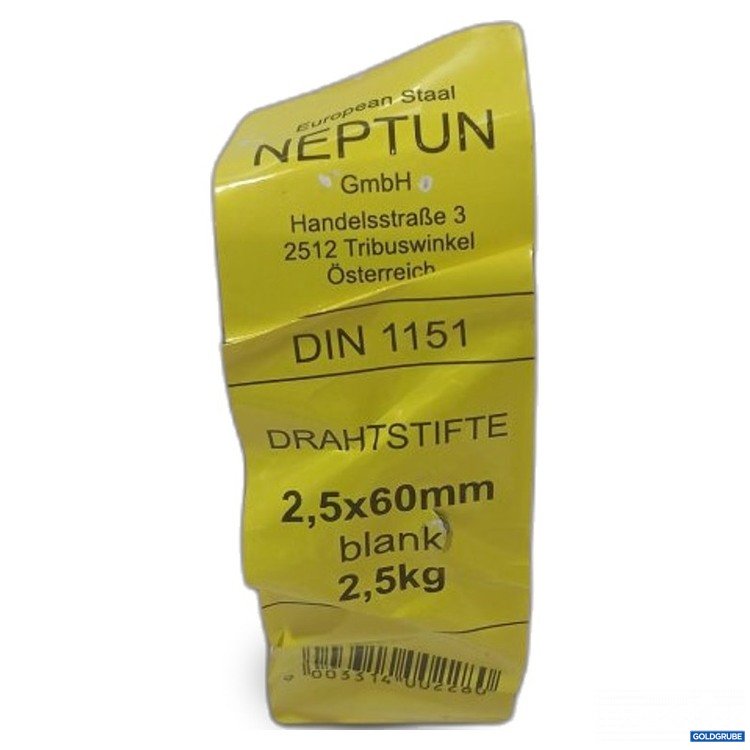 Artikel Nr. 467916 Artikel Nr. 467916: NEPTUN Drahtstifte 2,5x60mm blank 2,5 kg