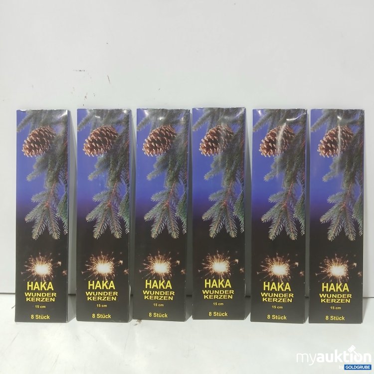 Artikel Nr. 524916 Artikel Nr. 524916: HAKA 6 x 8 Stk. Wunderkerzen 15 cm