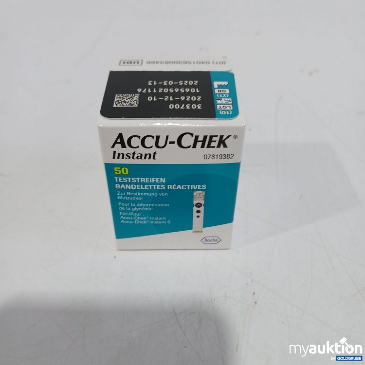 Artikel Nr. 870916 Artikel Nr. 870916: Accu Chevk Instant 50 Teststreifen