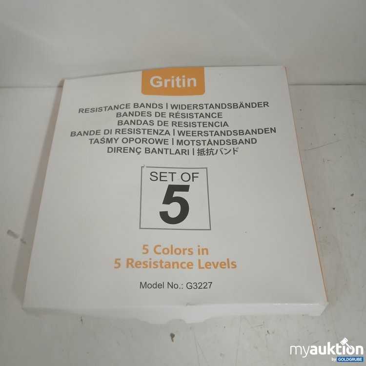 Artikel Nr. 875916 Artikel Nr. 875916: Gritin Resistance Bands 5 Stück