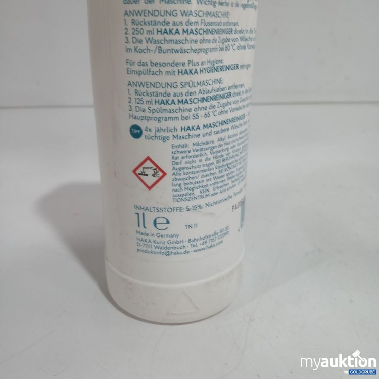 Artikel Nr. 892916: HAKA Maschinenreiniger 1 l