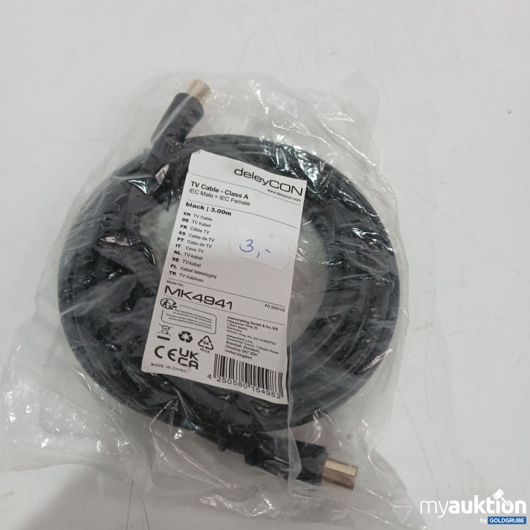 Artikel Nr. 902916 Artikel Nr. 902916: DeleyCon TV Cable 3m