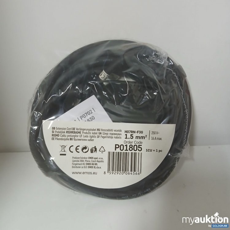 Artikel Nr. 917916: Emos Verlängerungskabel P01805 1.5mm² 16A