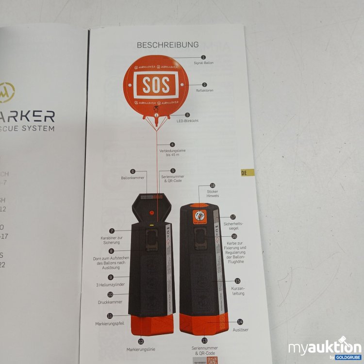 Artikel Nr. 963916: Airmarker SoS Ballon 