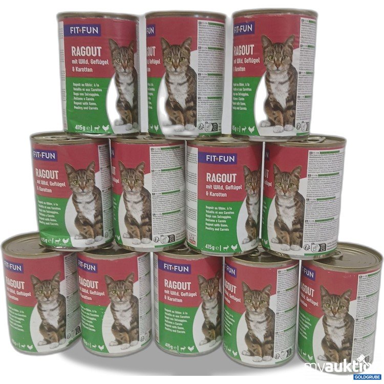 Artikel Nr. 460917 Artikel Nr. 460917: Fit+Fun Ragout Wild Geflügel 12×415g