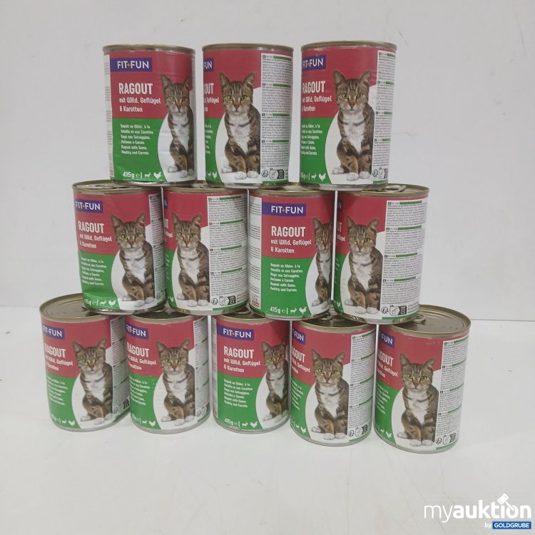 Artikel Nr. 460917 Artikel Nr. 460917: Fit+Fun Ragout Wild Geflügel 12×415g