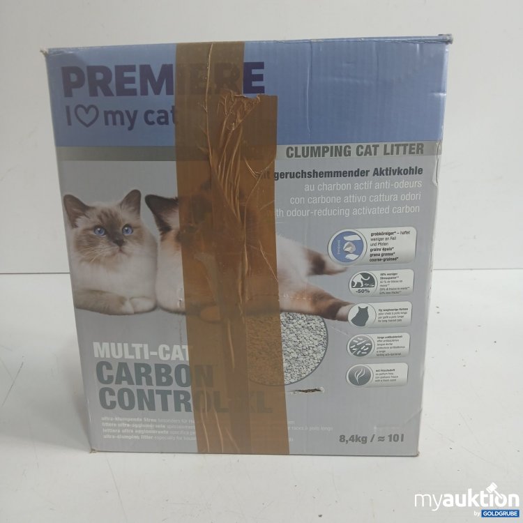 Artikel Nr. 464917: Premiere Katzenstreu Multi-Cat Carbon Control 8,4 kg