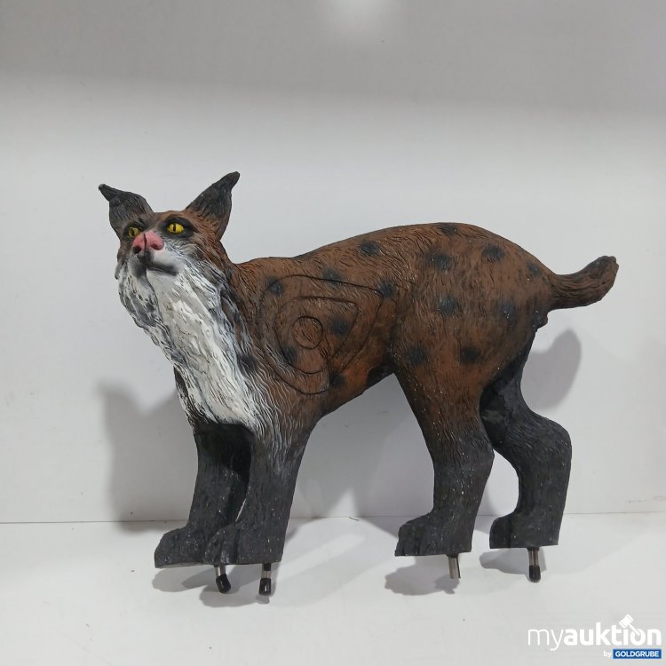 Artikel Nr. 466917 Artikel Nr. 466917: 3D Zielscheibe Tierfigur Luchs aus Kunststoff