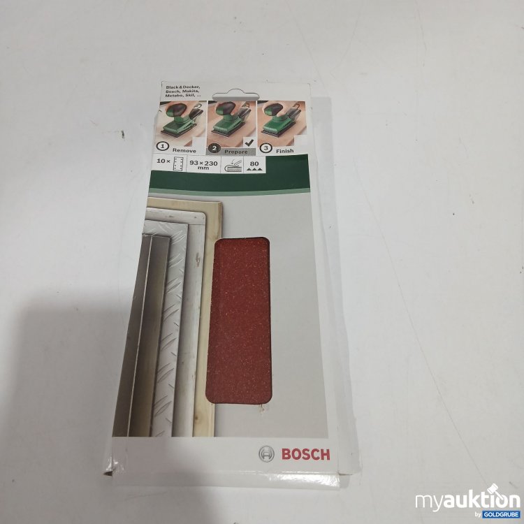 Artikel Nr. 812917 Artikel Nr. 812917: Bosch Schleifpapier 93x230mm 10Stk