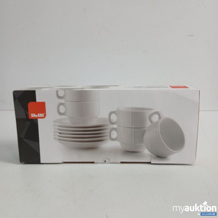 Artikel Nr. 921917: ibili Tassen-Set Mokka 6 Tassen + Untertassen 80ml