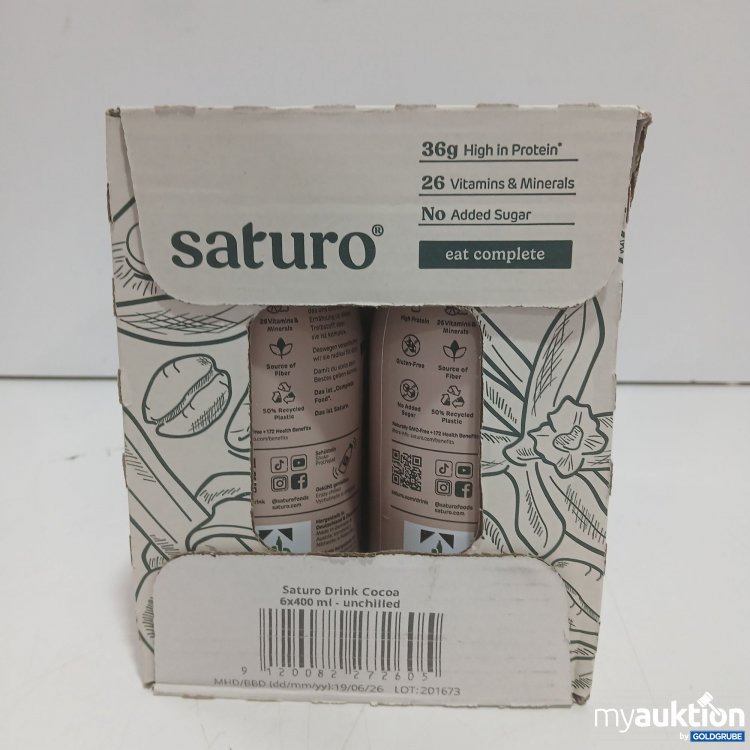 Artikel Nr. 932917 Artikel Nr. 932917: Saturo eat Complete Cocoa 6x400ml