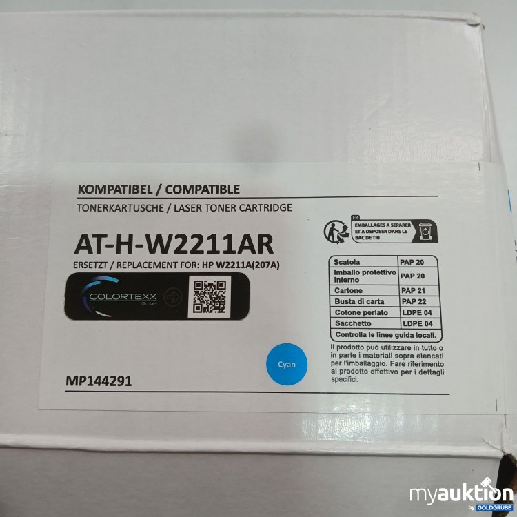 Artikel Nr. 963917: Tonerkatusche Cyan At-H-W2211AR MP144291 
