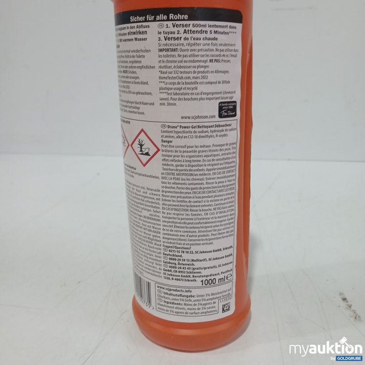 Artikel Nr. 985917: Drano Power-Gel Rohrfrei 1000ml