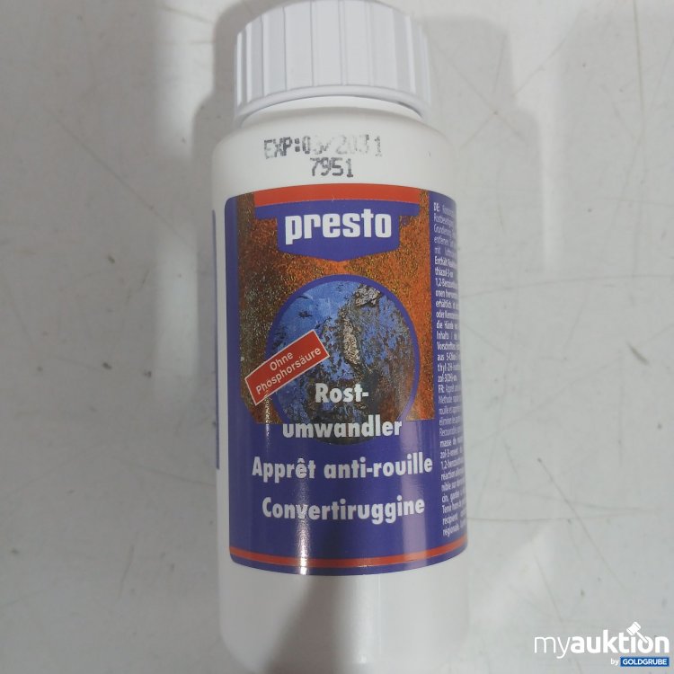 Artikel Nr. 461918 Artikel Nr. 461918: presto, Rost-umwandler, 100ml