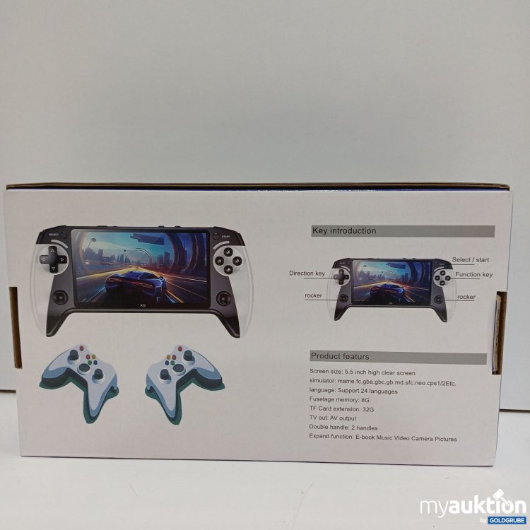 Artikel Nr. 523918: Black Hawk tragbare Spielkonsole, 5,5-Zoll-Bildschirm