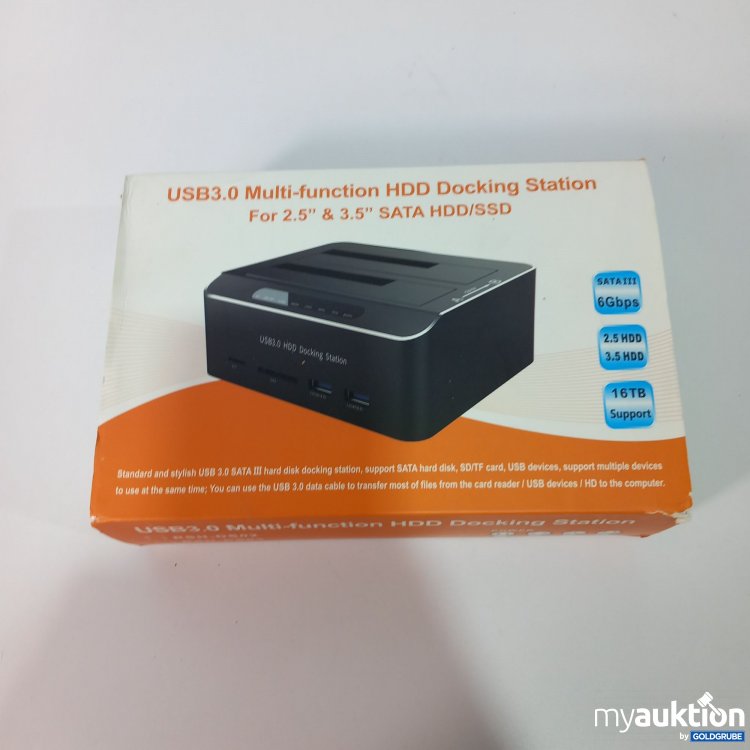Artikel Nr. 764918 Artikel Nr. 764918: USB 3.0 Multk funktioniert HDD Docking Station