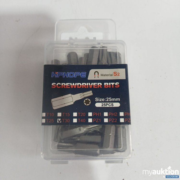 Artikel Nr. 861918 Artikel Nr. 861918: HPHOPE Screwdriver Bits 25mm 25Stk T30