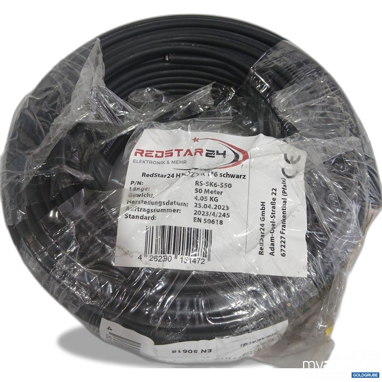 Artikel Nr. 955918: Redstar24 H1Z2Z-K schwarz 1x6 50m 