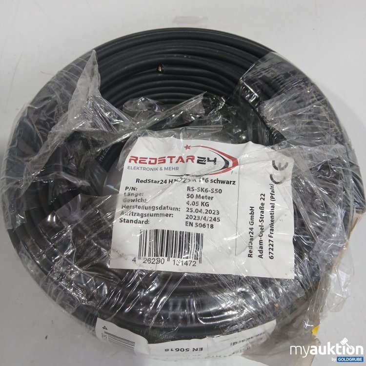 Artikel Nr. 955918: Redstar24 H1Z2Z-K schwarz 1x6 50m 