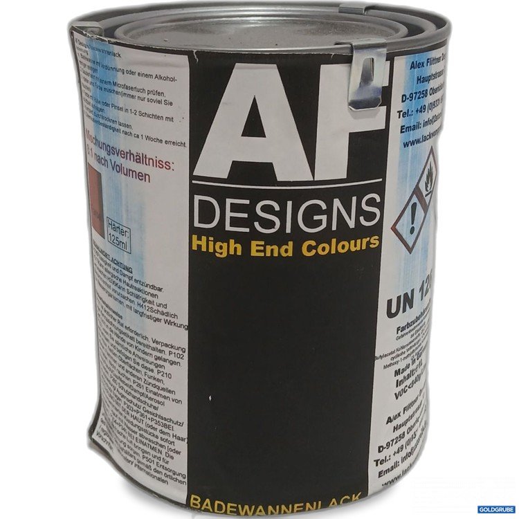 Artikel Nr. 971918 Artikel Nr. 971918: AF Designs High End Colours Badewannenlack 1l UN1263 Farbe laut Foto