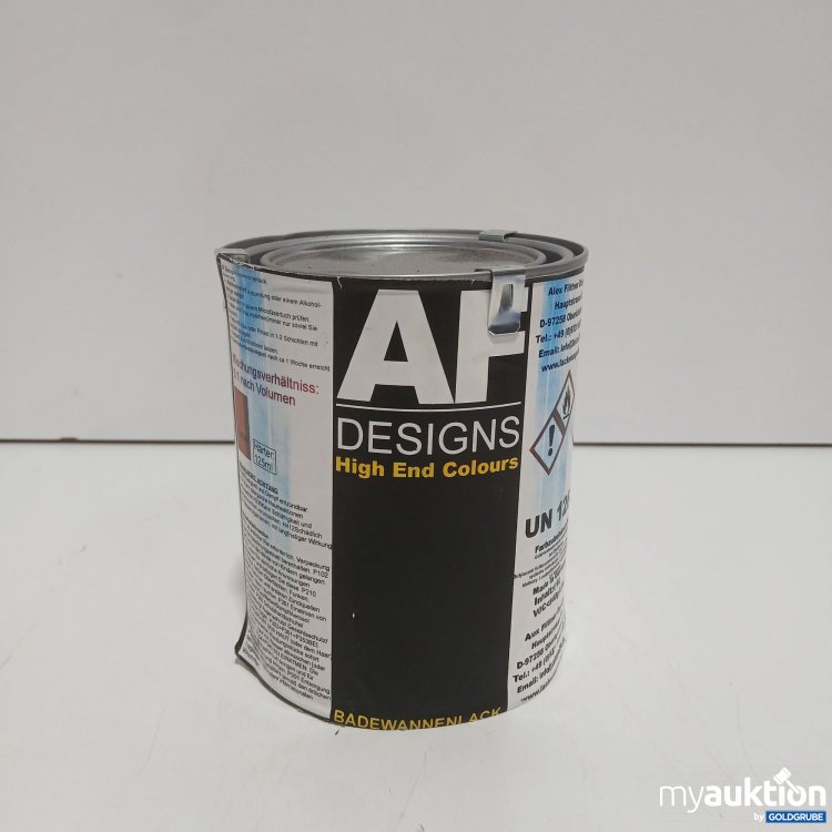 Artikel Nr. 971918 Artikel Nr. 971918: AF Designs High End Colours Badewannenlack 1l UN1263 Farbe laut Foto