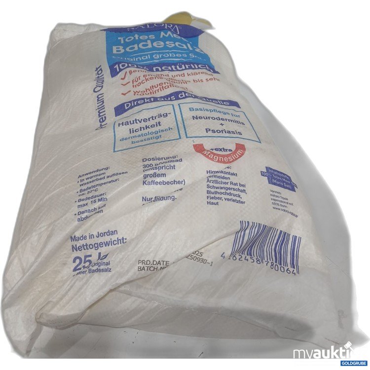 Artikel Nr. 972918: Salora Totes Meer Badesalz 25kg 