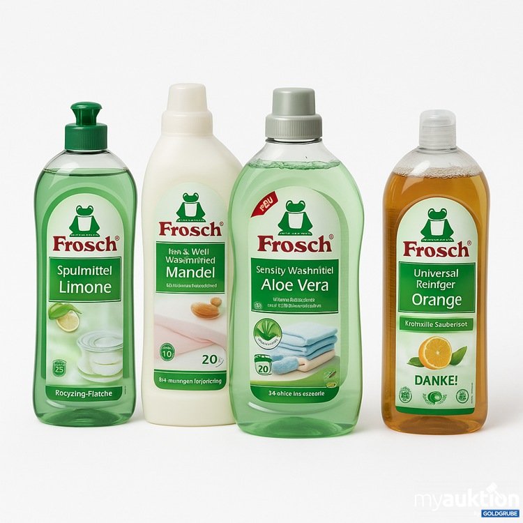 Artikel Nr. 977918: Diverse Frosch Reiniger 2x750ml 2x1,5L