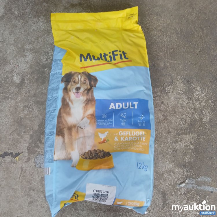 Artikel Nr. 990918 Artikel Nr. 990918: Multi Fit Adult Hundefutter Geflügel & Karotte 12kg