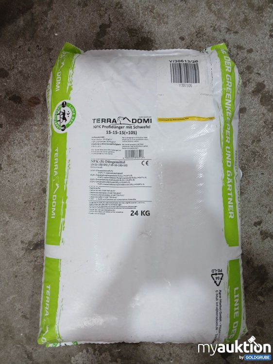 Artikel Nr. 994918 Artikel Nr. 994918: TERRA DOMI NPK Profidünger mit Schwefel 24kg