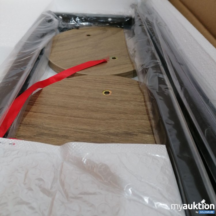 Artikel Nr. 438919: Pflanzenständer HZ10209 schwarzes Gestänge mit Holz