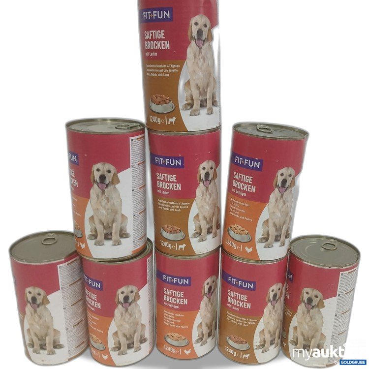Artikel Nr. 460919: Fit+Fun Saftige Brocken Diverse Sorten9×1240g