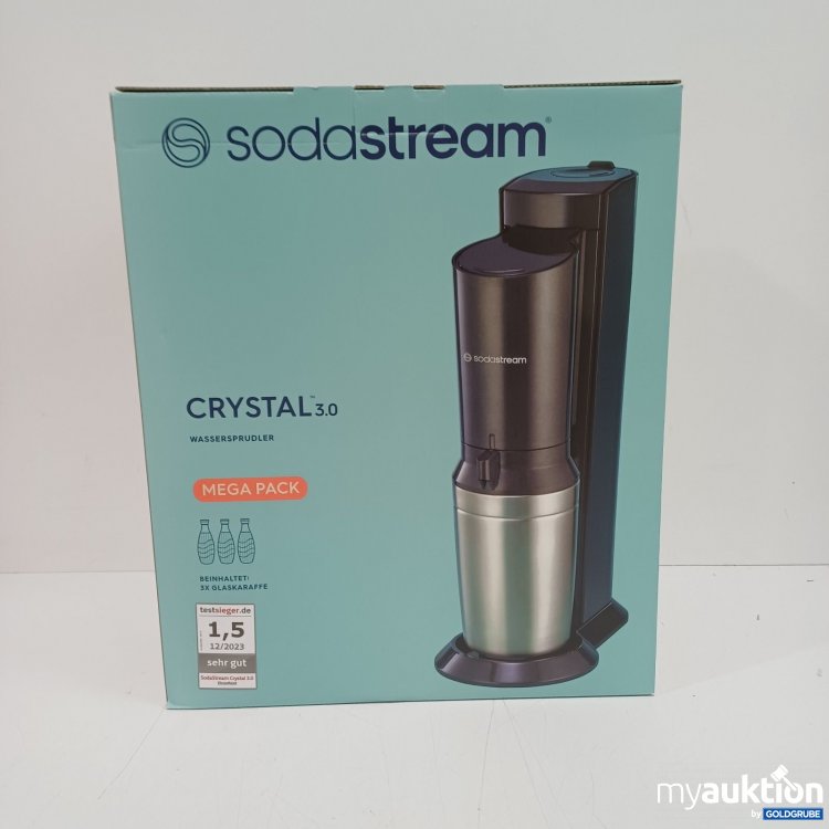 Artikel Nr. 463919 Artikel Nr. 463919: Sodastream Crystal 3.0 Wassersprudler Mega Pack Metallic Black