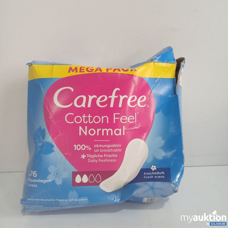 Artikel Nr. 840919 Artikel Nr. 840919: Carefree Cotton Feel Normal Frischeduft 76Stk