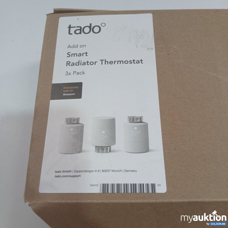 Artikel Nr. 846919 Artikel Nr. 846919: Tado Smart Radiator Thermostat 3x