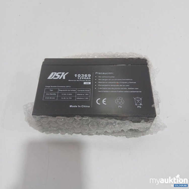 Artikel Nr. 867919: DSK 10369 12V AGM-Bleibatterie