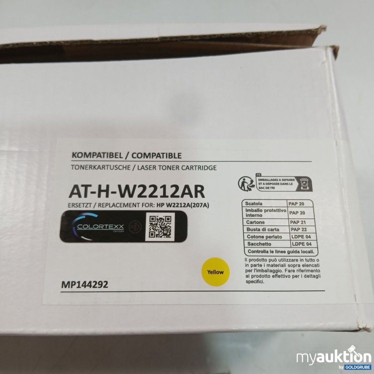 Artikel Nr. 963919: Tonerkatusche Yellow AT-H-W2212AR MP 144292