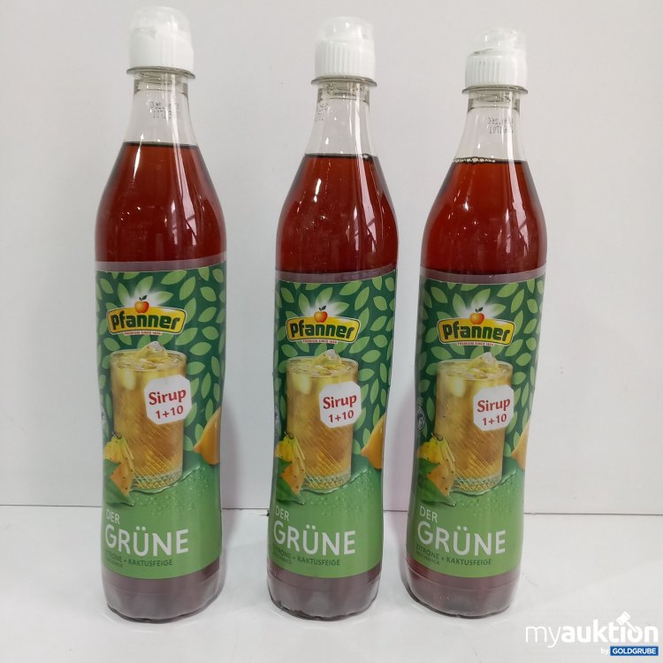 Artikel Nr. 819920 Artikel Nr. 819920: Pfanner Sirup 1+10 Der Grüne Zitrone + Kaktusfeige 3x0.7L