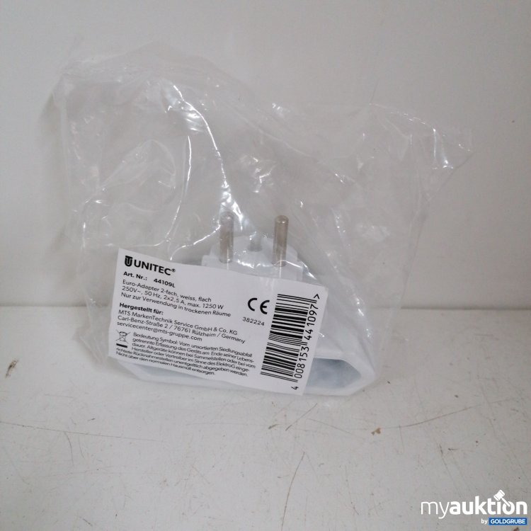 Artikel Nr. 874920: Unitec Euro Adapter 2-fach