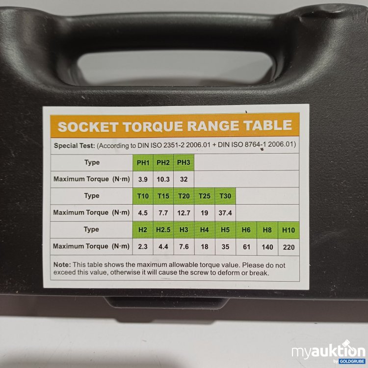 Artikel Nr. 898920: mechanischer Drehmomentschlüssel