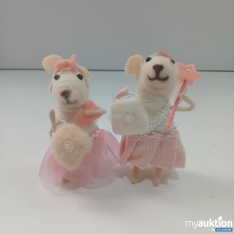 Artikel Nr. 910920 Artikel Nr. 910920: Mini Mäuse 2 Stück ca.14cm