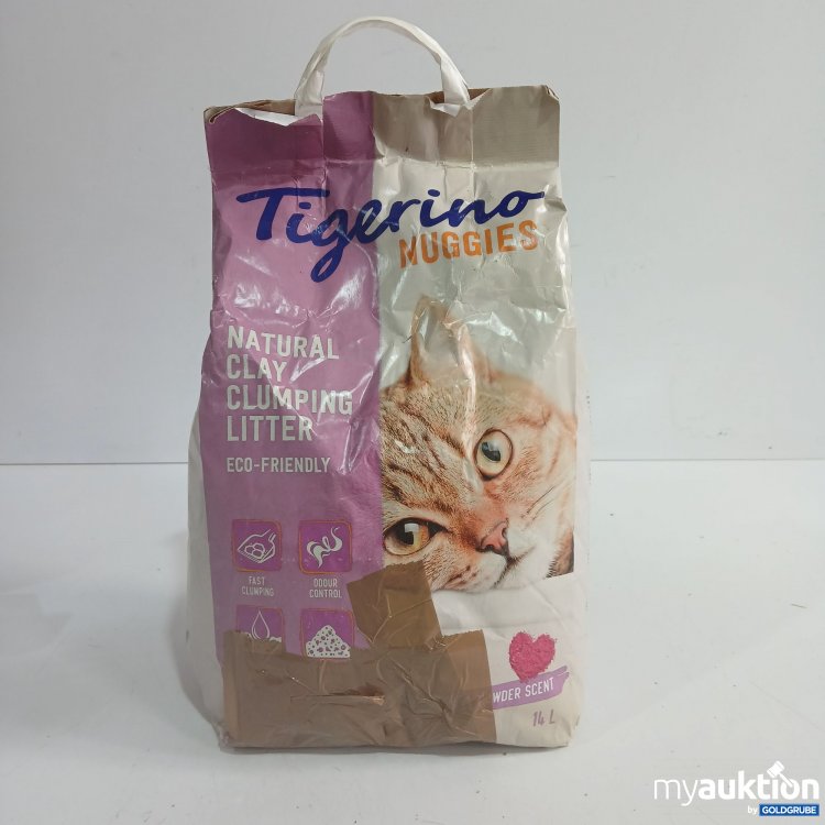 Artikel Nr. 950920 Artikel Nr. 950920: Tigerino Nuggies Natural Clay Clumping Litter 14L