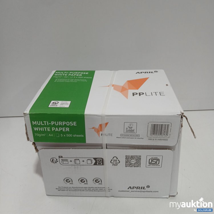 Artikel Nr. 957920: April PPLite Multi- Purpose withe Paper A4 5x500 sheets 