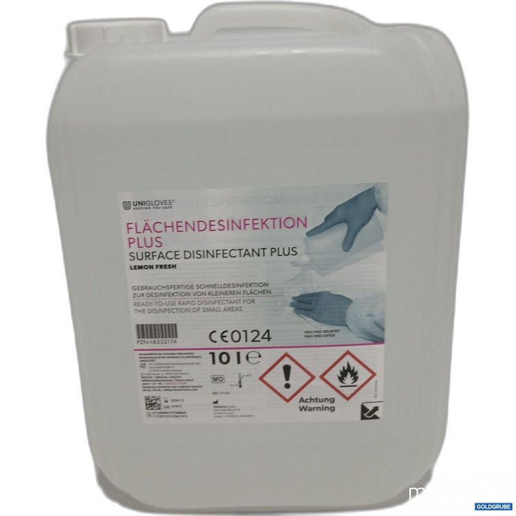 Artikel Nr. 962920: UNIGLOVES  Flächendesinfektion plus Lemon 10l 