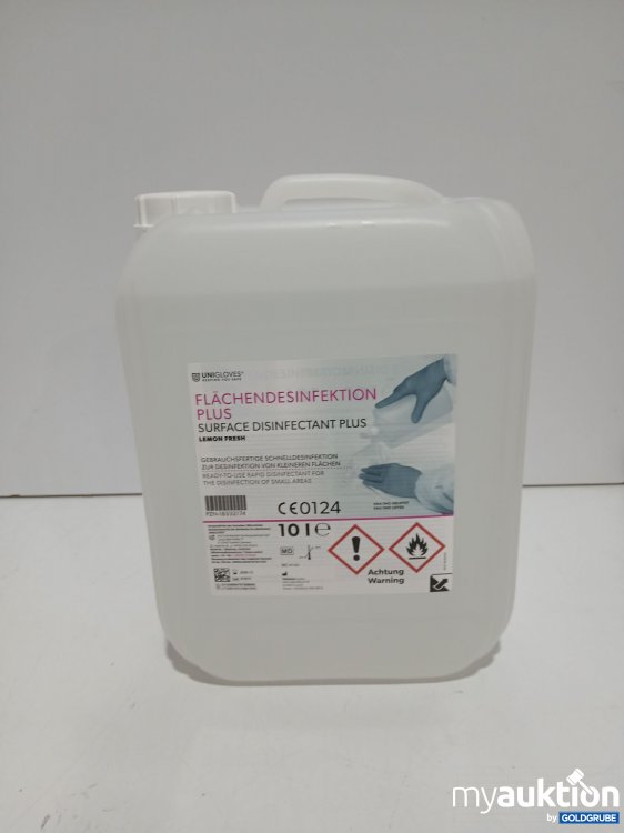 Artikel Nr. 962920: UNIGLOVES  Flächendesinfektion plus Lemon 10l 