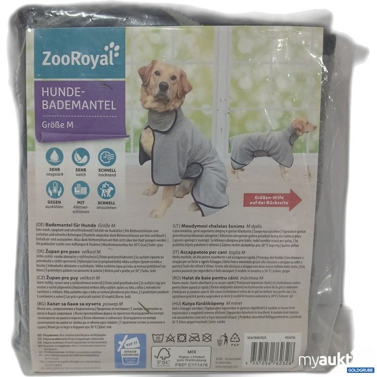 Artikel Nr. 976920 Artikel Nr. 976920: ZooRoyal Hunde Bademantel, Art.No. 762328