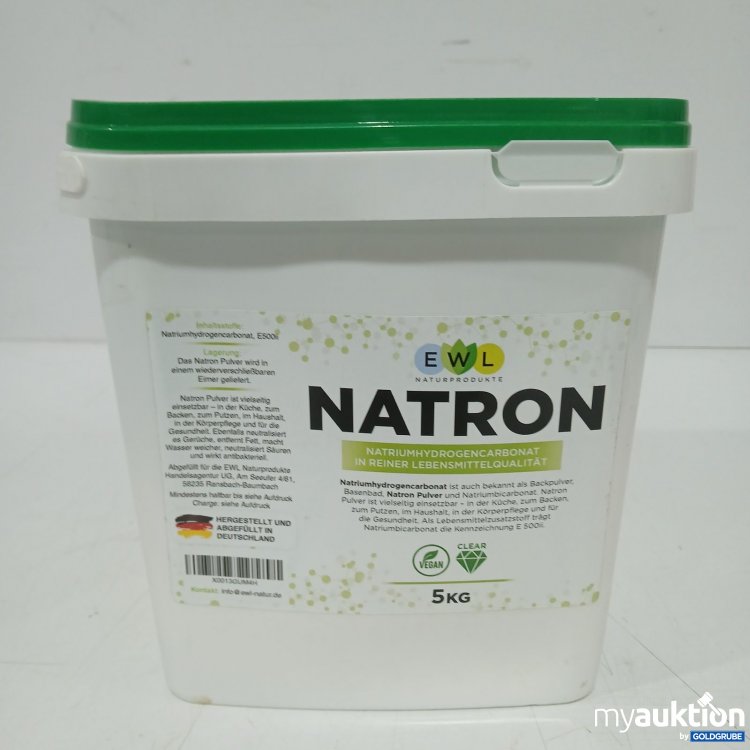 Artikel Nr. 466921 Artikel Nr. 466921: EWL Natron Natriumhydrogencarbonat 5 kg