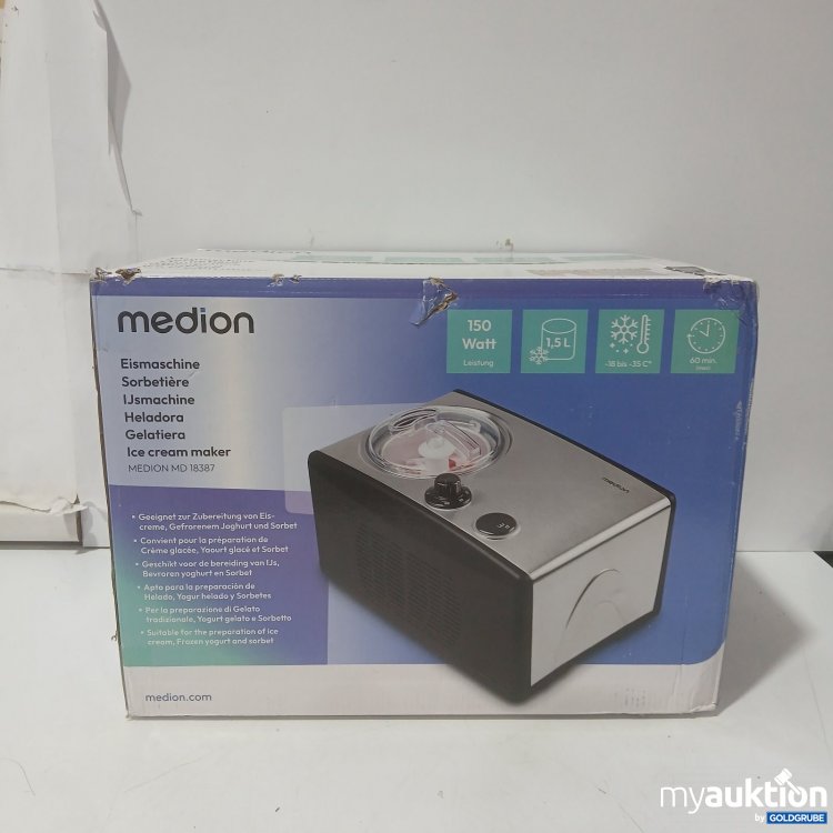 Artikel Nr. 467921 Artikel Nr. 467921: medion Eismaschine 1,5 l