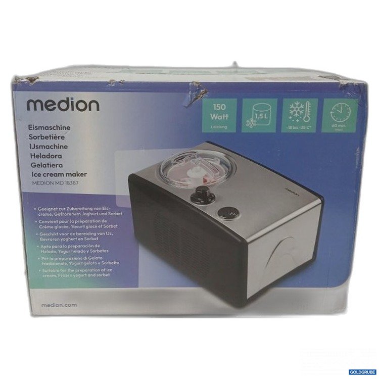 Artikel Nr. 467921 Artikel Nr. 467921: medion Eismaschine 1,5 l