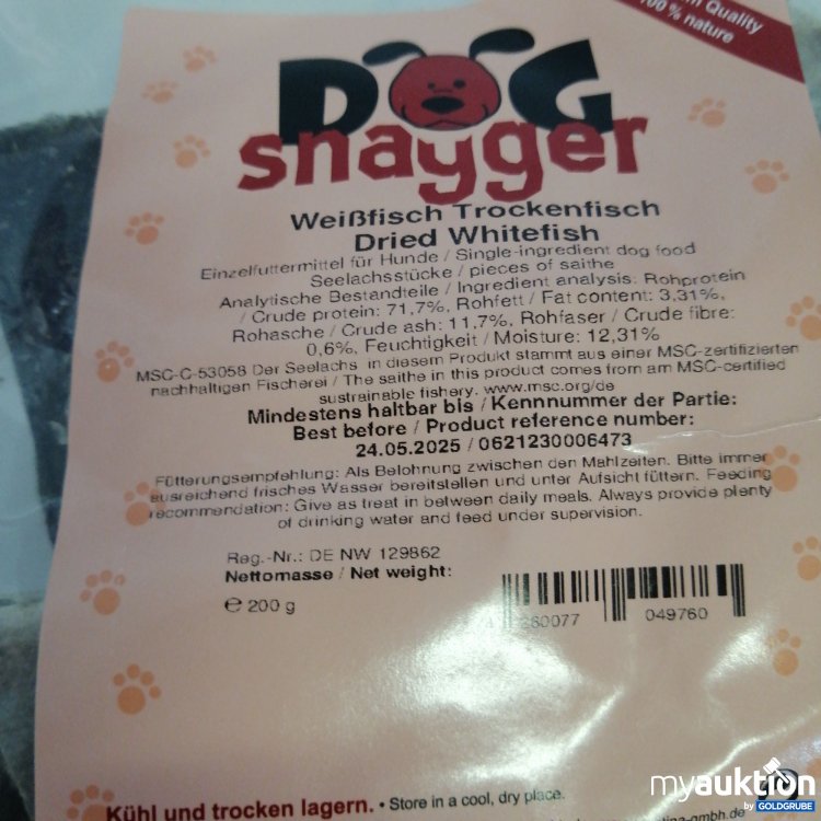 Artikel Nr. 683921: Dog Snagger Weißfisch Trockenfisch 220 g