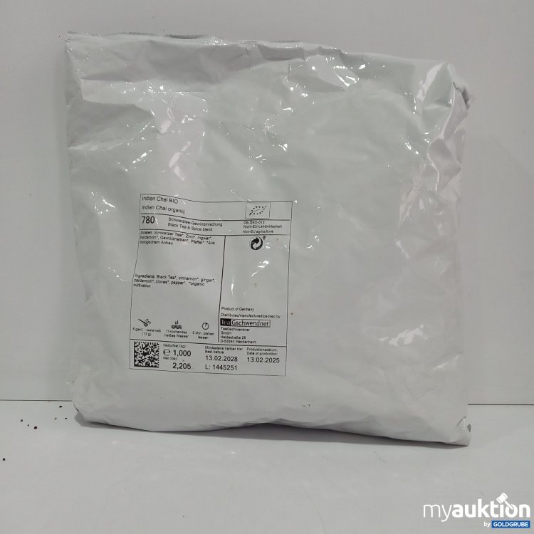 Artikel Nr. 819921 Artikel Nr. 819921: Indian Chai Bio 1kg